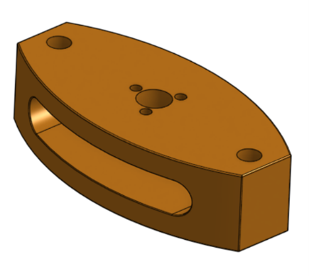 Brass Pulley Block